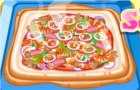 Juego Decorar la Pizza Cuadrada